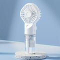 Handheld Mini Fan Air Conditioner USB Rechargeable Portable Mist Cooler Cooling Spray Humidifier Fan for