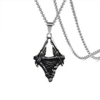 Horus Eye Steel Pendant Egyptian Retro Double