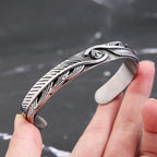 Gothic Eagle Steel Bracelet Punk Animal Feather
