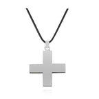 Anime Cross Chain Pendant Necklace — Zinc Alloy
