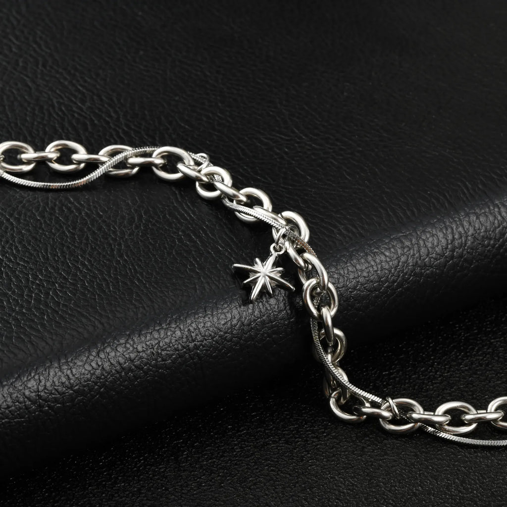 Star Chain Bracelet — Stainless Steel