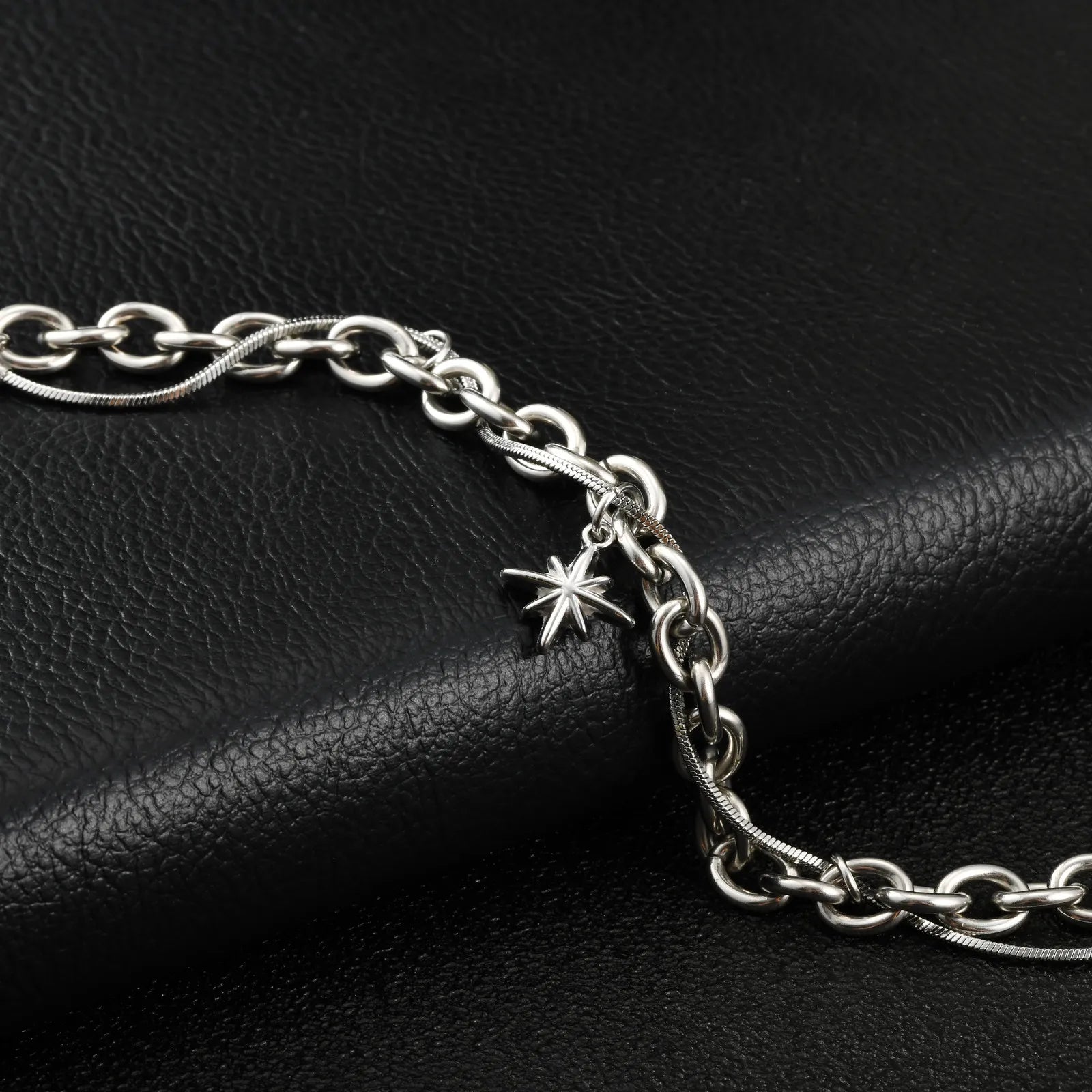 Star Chain Bracelet — Stainless Steel
