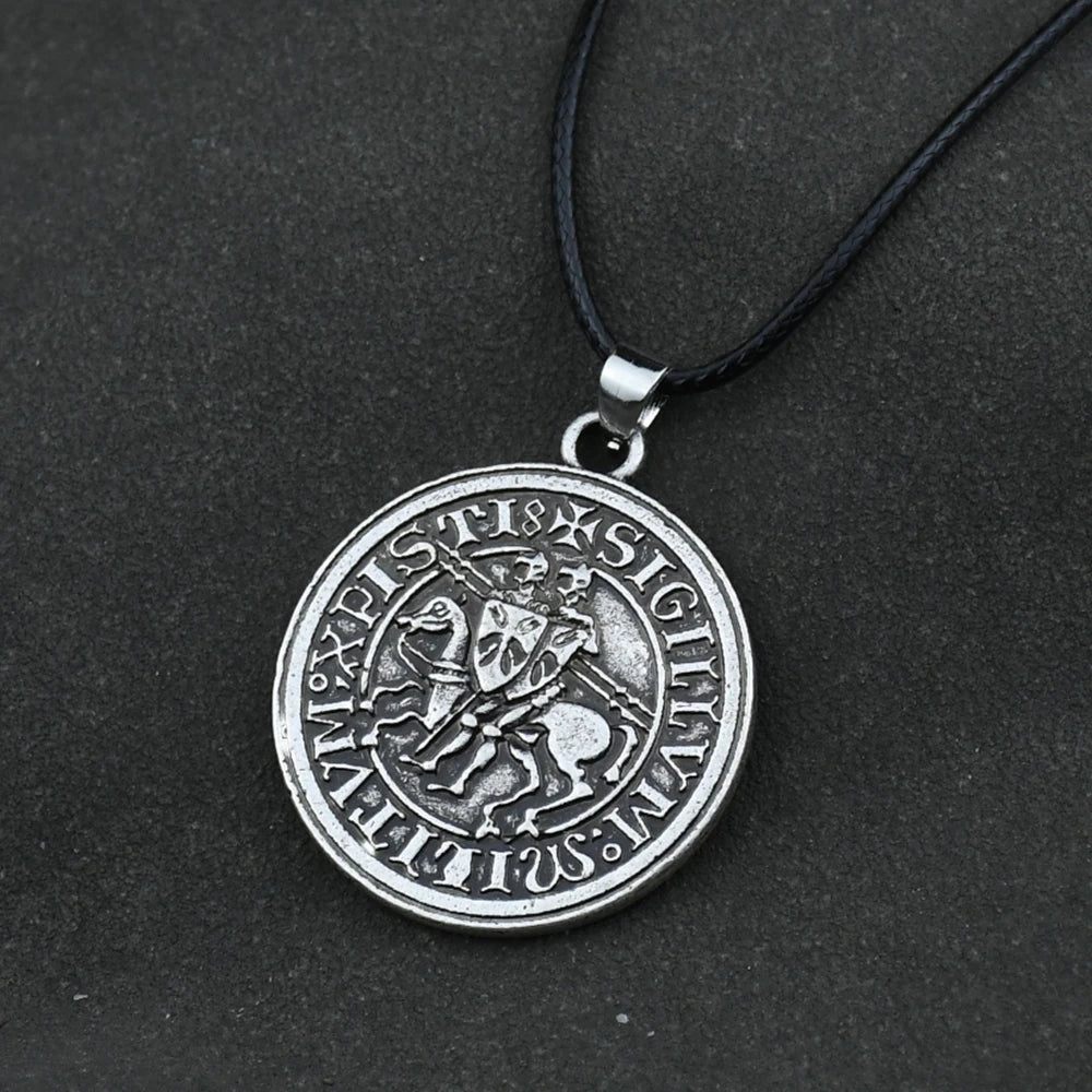 Viking War Horse Seal Pendant Necklace