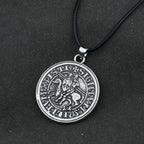 Viking War Horse Seal Pendant Necklace