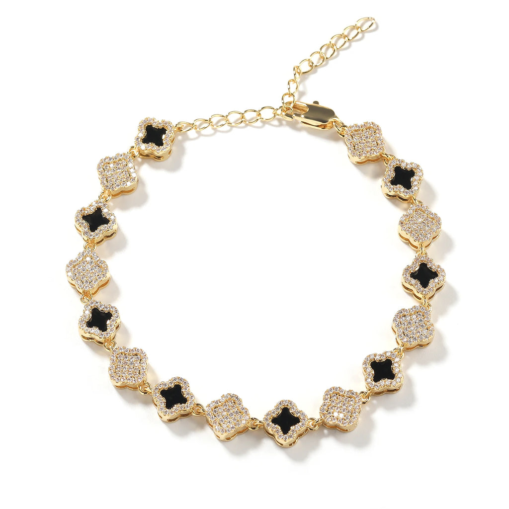 THE BLING KING Honeycomb Tennis Chain Necklace Prong Setting 5A Cubic Zirconia Choker HipHop Fashion Jewelry For Party