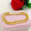 Boss Chain Necklace 24K Gold AU999 Men's - Thick chain, heavy gold, a must-have for elites, a quality accessory for