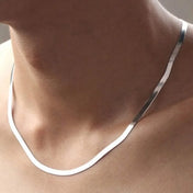 Two-Tone Chain Necklace — &