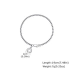 Gothic Cross Medal Layered Chain Bracelet — Stainless Steel