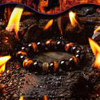Block Volcanic Lava Stone Bracelet Men Black Classic Matte Obisidian Labradorite Bead Jewelry Women Birthday Gift for