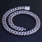 Iced Out Cuban Necklace Stainless Steel 15MM