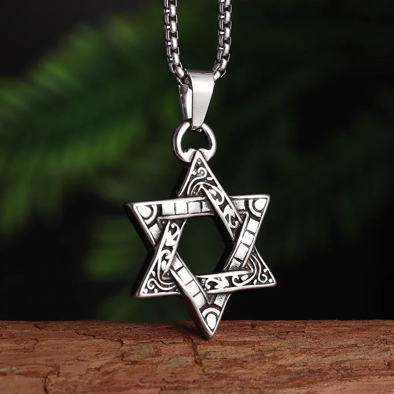 Witchcraft Pentagram Pendant Necklace — Stainless Steel