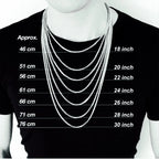 Waterproof Stainless Steel Cuban Link Chain Necklace For Men Goth Punk Accessory Jewelry Black Gold Silver Color