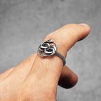 Snake Ouroboros Ring — Stainless Steel