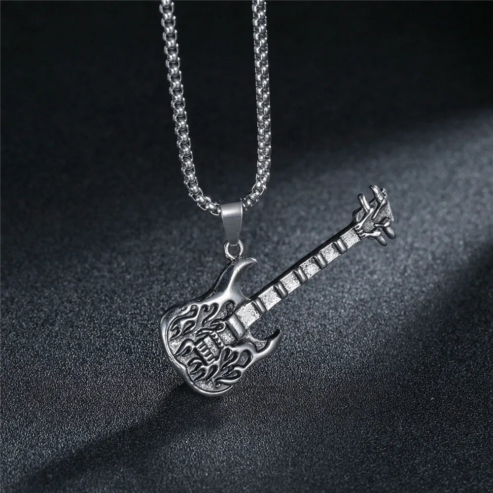 Punk Bull Buffalo Skull Pendant Necklace For Cool Men Women Stainless Steel Long Chain Necklace Party Gift Hip Hop Jewelry