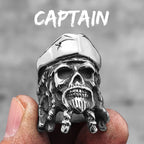 Vintage Punk Gothic All Skull Head Series Stainless Steel Womens Mens Rings Unique for Biker Jewelry Creativity Gift