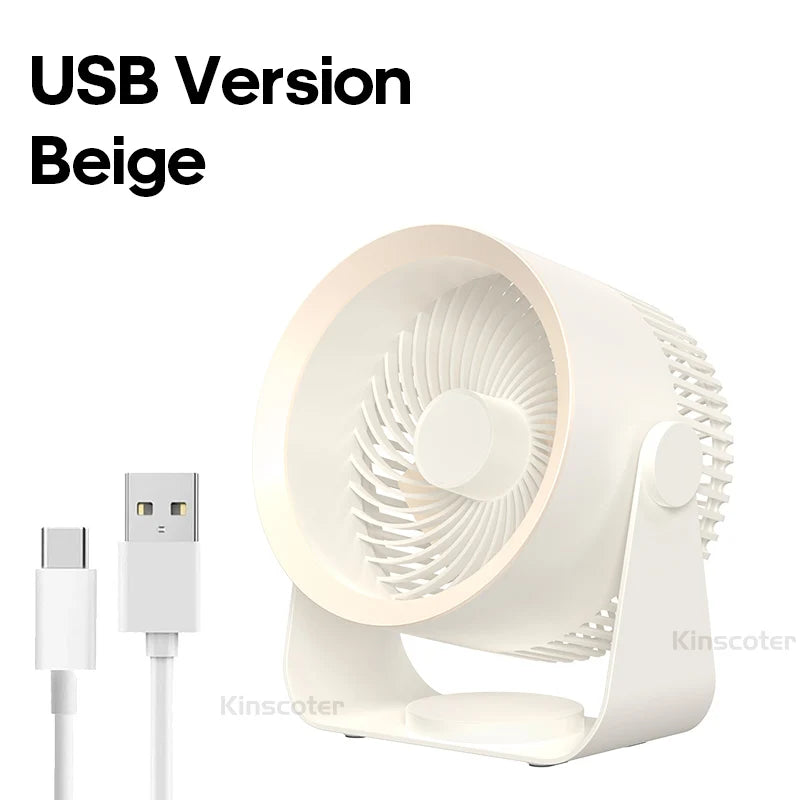 Cordless Kitchen Wall Mount Electric Fan, 4000mAh USB Home Desktop Air Cooler Air Conditioner, Toilet Air Circulator Fan