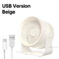 Cordless Kitchen Wall Mount Electric Fan, 4000mAh USB Home Desktop Air Cooler Air Conditioner, Toilet Air Circulator Fan