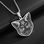 Stainless Steel Trinity Celtic Knot Nordic Rune Pendant Necklace Retro Ethnic Style Irish Knot Lucky Amulet Jewelry for Men