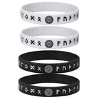 Viking Compass Silicone Bracelet 12mm