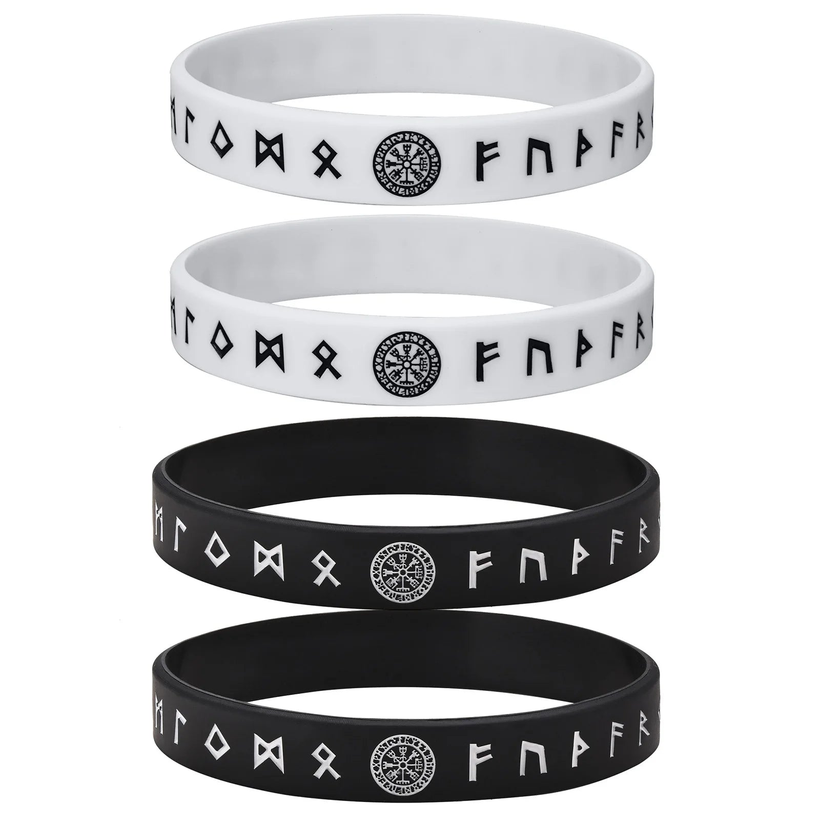 Viking Compass Silicone Bracelet 12mm