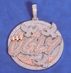 City Skyline Pendant Necklace Two-Tone