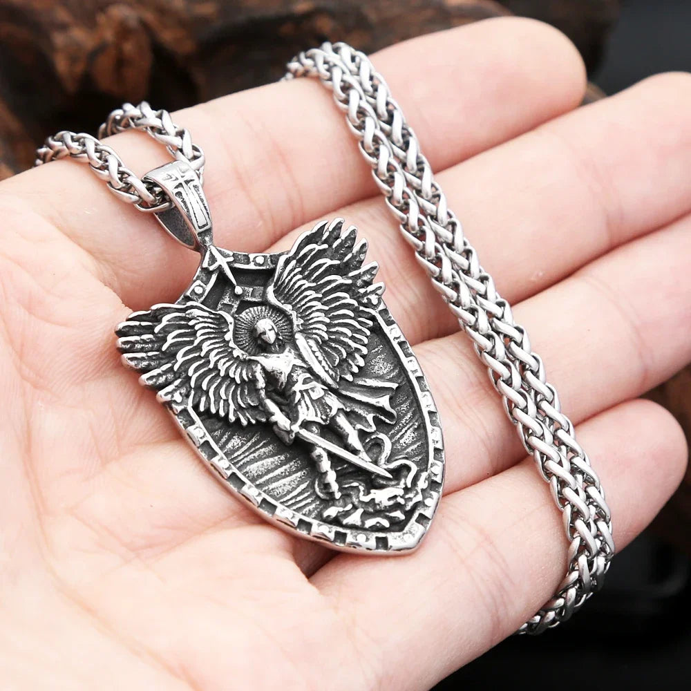 Angel Wings Pendant — Stainless Steel