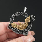 Norse Eagle Pendant Necklace — Stainless Steel