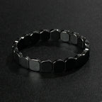 Fashion Wave Hematite Magnetic Bracelet Men Original Beaded Hematite Energy Bracelets for Women Positive Energy Jewelry