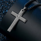 Catholic Cross Stainless Steel Pendant Necklace