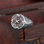 Jesus Christ Cross Ring — 925 Silver