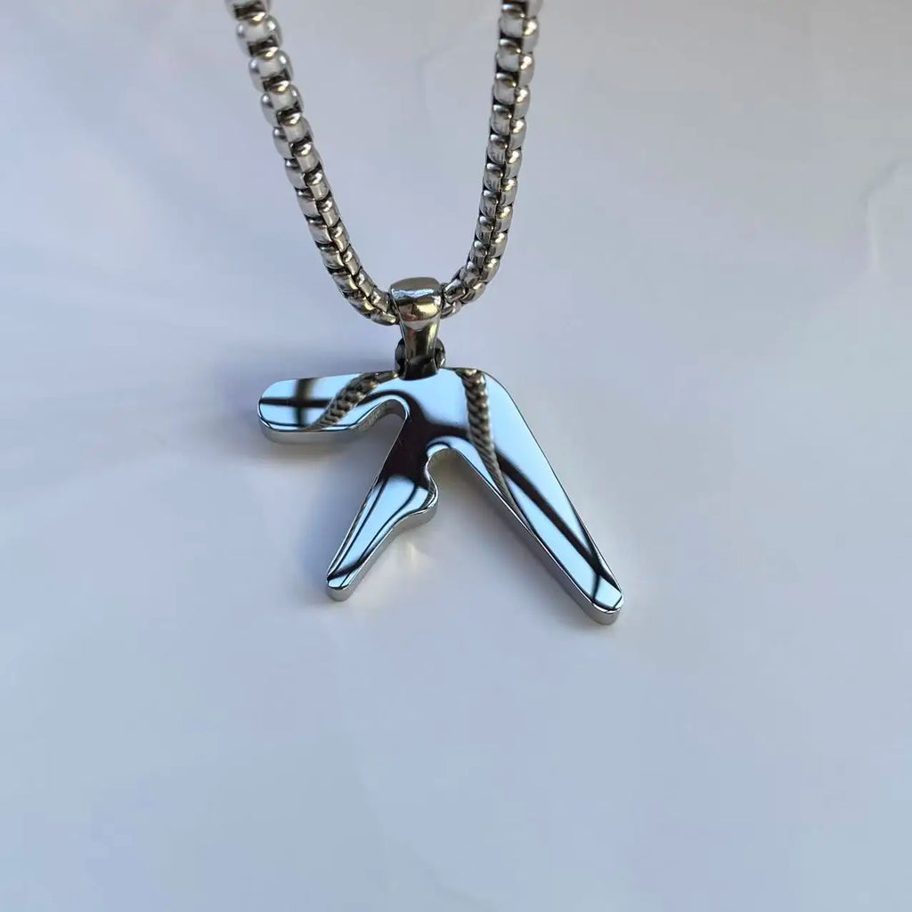 Creative stainless steel custom necklace - Hip-hop style accessory