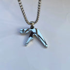 Creative stainless steel custom necklace - Hip-hop style accessory