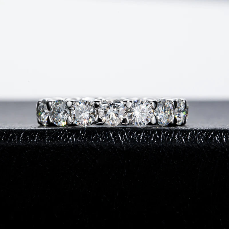 Heart Diamond Engagement Ring — 925 Silver