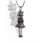 Fashion Anime Sexy Double Ponytail Lolita Pendant Goddess Necklace Men and Women Charm Temptation Cool Jewelry