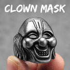 Clown Skull Ring Black — Stainless Steel