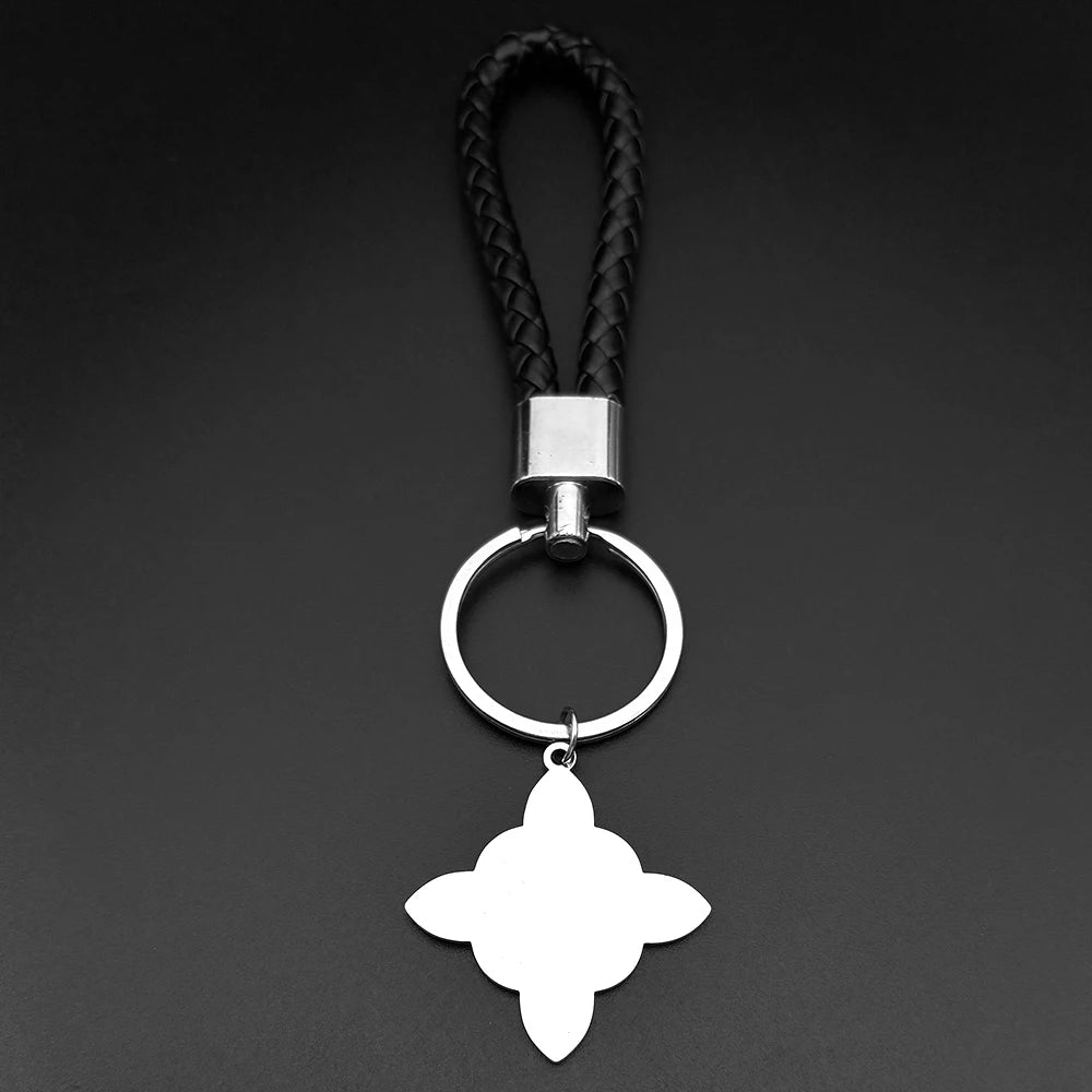 Witchcraft Witch Knot Keyring For Women Men Stainless Steel Silver Color Slavic Protection Amulet Keychains Jewelry