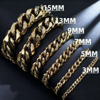 Cuban Gold Bracelet Size Trend Hand Wide