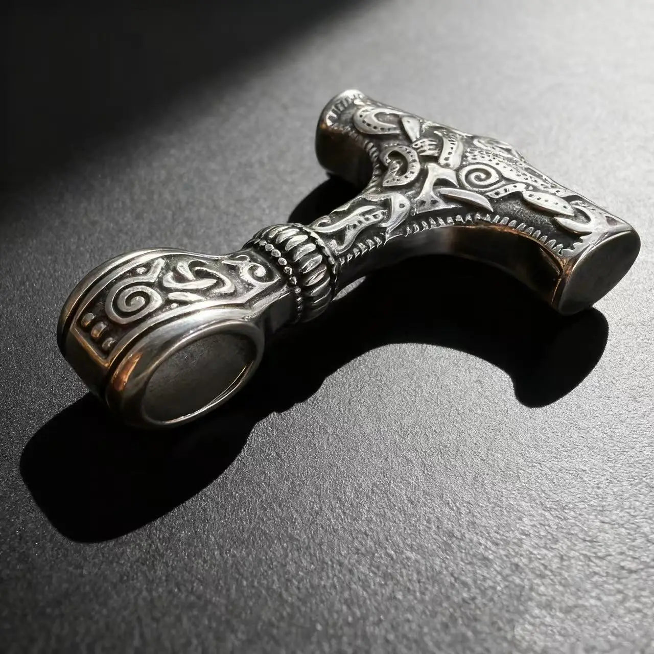 Thor Mjolnir Steel Pendant Nordic Odin 316L