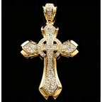Silver Pendant Fully Set with Moissanite Certificate Included Festive Birthday Christmas Gift