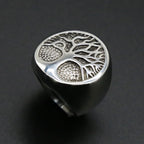 Viking Tree of Life Amulet Ring for Men — Stainless Steel