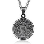 Trendy Mogan David Star Pendant High-Quality Alloy Israel Jewish Star of David Necklace for Men Jewelry