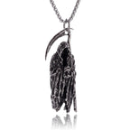 Vintage Punk Mythology Style Metal Sexy Angel Goddess Pendant Necklace for Men Women Classic Mysterious Souvenir Jewelry