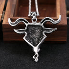 Baphomet Goat Head Pendant Necklace — Stainless Steel