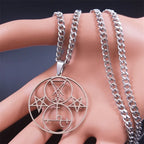 Sigil of Lucifer Pentagram Necklace — SS