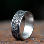 2025 NEW Men's 316L Stainlesssteel Rings Retro Odin Celtic Knot Ring Amulet Fashion Jewelry Gift Free Shipping