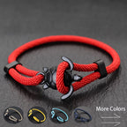 Unique Marine Turtle Rope Bracelet Men Adjustable Easy Hook Multi-Color Option Milan Cord Wristband Beach Homme Jewelry