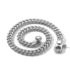 Stainless Steel Cuban Chain Necklace Miami