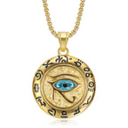Eye of Horus Stainless Steel Pendant Necklace