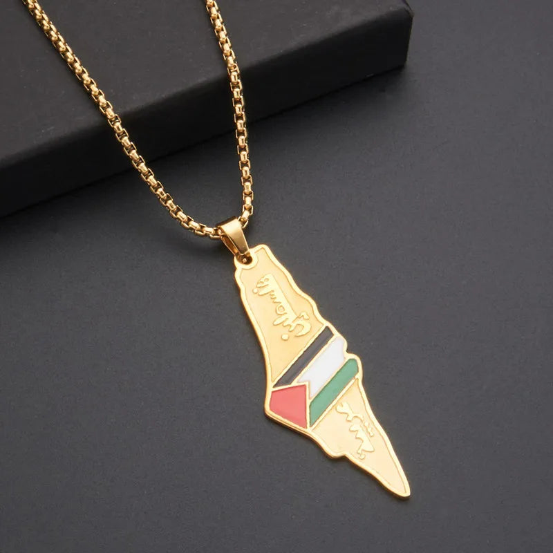 Palestine Flag Steel Pendant Series Palestinian