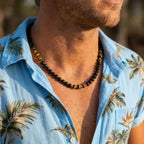 Turquoise Beaded Stone Collar Necklace